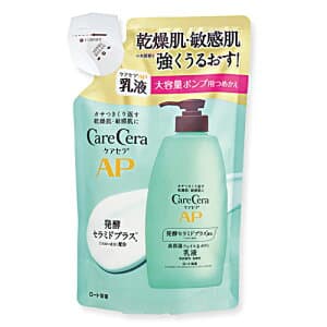 ロート製薬 ケアセラ APフェイス&ボディ乳液 つめかえ用(大容量) 370mL
