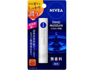 KAO ニベア ディープモイスチャーリップ 無香料 2.2g リップケア フェイスケア