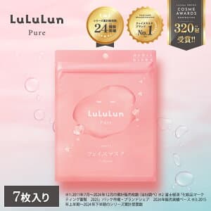 パック シートマスク フェイスマスク ルルルン公式 ルルルンピュア エブリーズ 7枚入