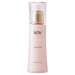 NOV nov ノブ L&W エンリッチミルク 80ml 常盤薬品 保湿乳液 化粧品 敏感肌 低刺激